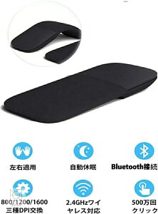 ���C�����X �}�E�X Bluetooth ���� �É� ���^ �����^�ѕ֗� iPad/Mac/Windows/Surface/Microsoft Pro�ɑΉ� �u���[