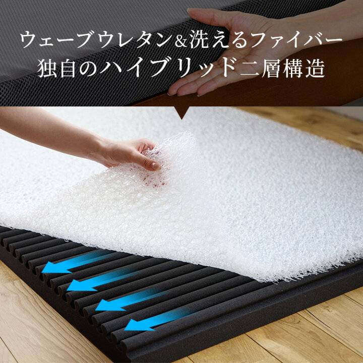 楽天市場】【50%OFF】 三つ折り マットレス 腰痛 【ライズ 
