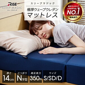 ライズTOKYO スリープマジック 極厚マットレス 14.0 シングル 