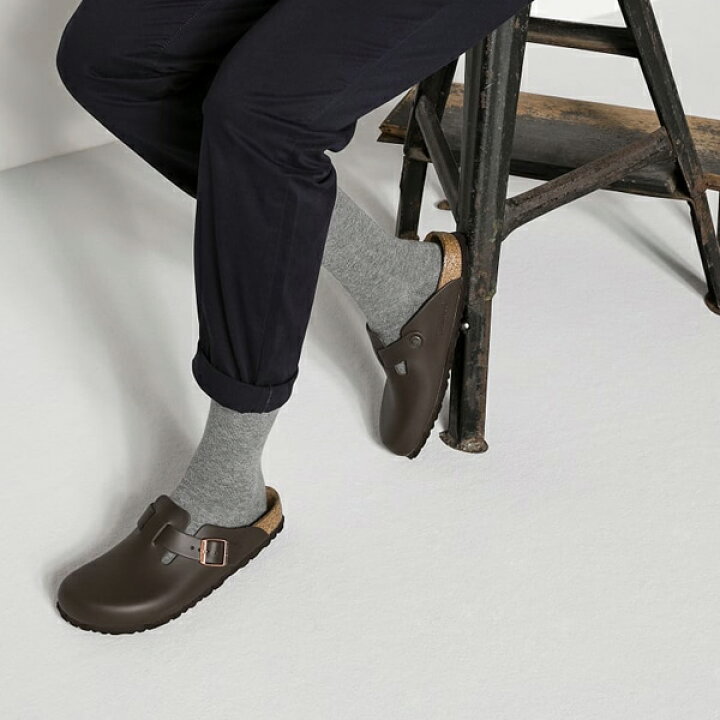 楽天市場 クーポンでさらに300円off ビルケンシュトック ボストン ビルケン メンズ レディース サンダル Birkenstock サボサンダル レザー Boston 5946 6010 Birkenstock Bostonmens 4 Yellow