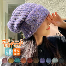 【1432円！20%OFFクーポンで】ニット帽 ニットキャップ 帽子 防寒 あったか レディース ビーニー 防寒対策 ニット 秋冬(送料無料)[郵2]^msz157^ sale セールatk