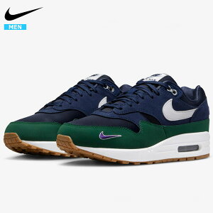 【15%OFFクーポン有!10/28限定】ナイキ エア マックス 1 87 ロー エアマックス メンズ スニーカー シューズ 靴 オブシディアン/ミッドナイトネイビー/ゴージグリーン/ホワイト AIR MAX 1 87 DV3887-4