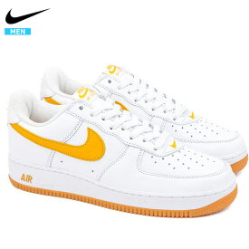 ナイキ エアフォース 1 ロー エアフォース1 AF1 レトロ QS ウォータープルーフ メンズ スニーカー シューズ 靴 AIR FORCE 1 LOW RETRO QS WATERPROOF UNIVERSITY GOLD FD7039-100^nike358^