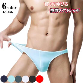 メンズ ビキニ ブリーフ 薄手 スケ感 ビキニブリーフ メンズビキニ ビキニパンツ フルバック 無地 スポーツ インナー ストレッチ メンズ下着 男性下着