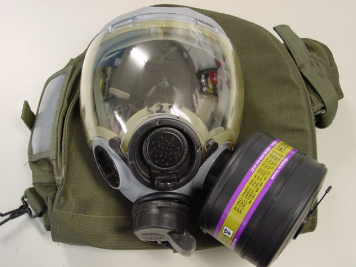 楽天市場】米軍実物 MCU-2/AP NBCガスマスクセット(放出品） : リスク  