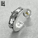 LION HEART INDIAN STAR スターモチーフ シルバー シングル フープピアス 01EA0321SV ライオンハート シルバー ピアス 1点売り...