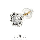 [4/1〜値上げ] ライオンハート BASIC KINGDOM コマンダーストーンピアス シルバー925 (クリアxシルバー) 01EA0181CL L…