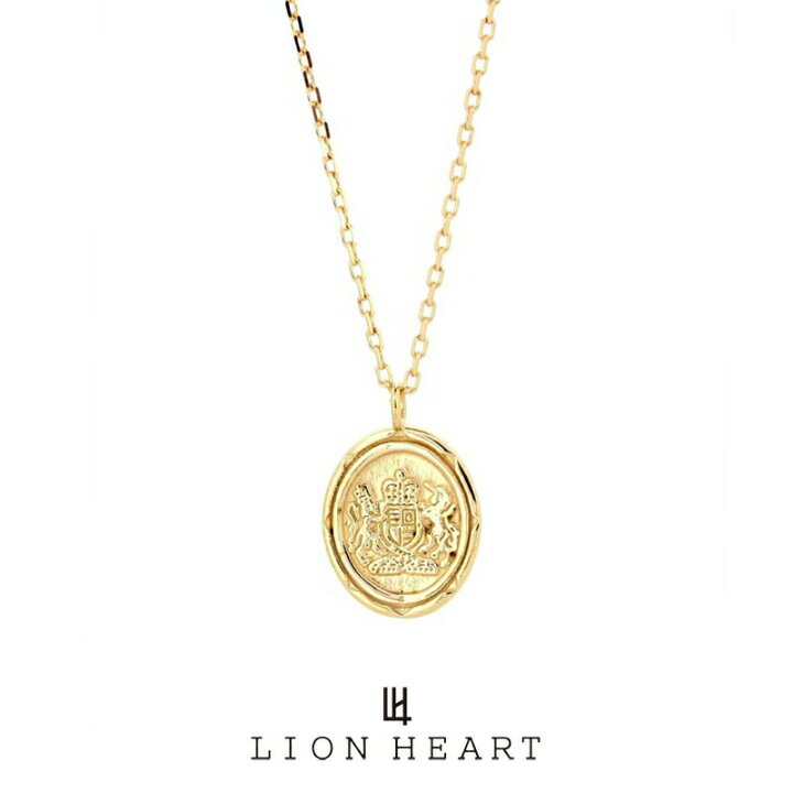 楽天市場 プレゼント付 ライオンハート Petite Modern プチネックレス イギリス国章コイン K10イエローゴールド 01ne01yg Lion Heart プチモダン 10金 ギフト 送料無料 メンズ 人気ブランド メンズアクセサリー Rism Town