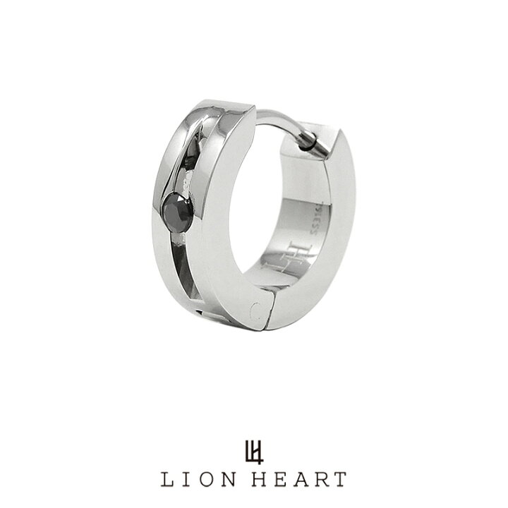 楽天市場 ライオンハート Lh 1 フープピアス 1ストーン サージカルステンレス シルバー Lhmp001ns Lion Heart 石 1点売り 片耳用 シンプル メンズピアス プレゼント 誕生日 送料無料 あす楽 メンズアクセサリー Rism Town