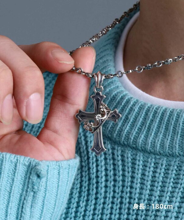 楽天市場】ライオンハート HOWL ハウリング クロスネックレス M SIZE  