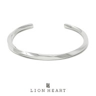 ライオンハート LH-1 ツイストエッジバングル サージカルステンレス (手首周りサイズ 14cm〜17cm前後) 03…
