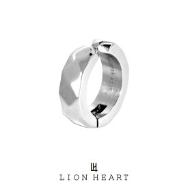 ライオンハート LH-1 カッティング イヤーカフ サージカルステンレス (シルバー / ライトブラック) 03EC0025 LION HEART 1点売り 片耳用 メンズ 男性 ブランド プレゼント ギフト [ネコポス対応]
