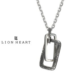 ライオンハート “HAWAIIAN” ネックレス レクタングルライン サージカルステンレス（金属アレルギー対応） 03NE064JSV LION HEART LH-1 ステンレスネックレス メンズ 人気ブランド [ネコポス対応]
