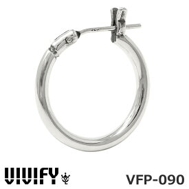 ビビファイ フープ ピアス Lサイズ シルバー925 VIVIFY VFP-090 Hoop Pierce (L) 1点売り 片耳用 メンズ 男性 プレゼント ギフト [メール便対応]