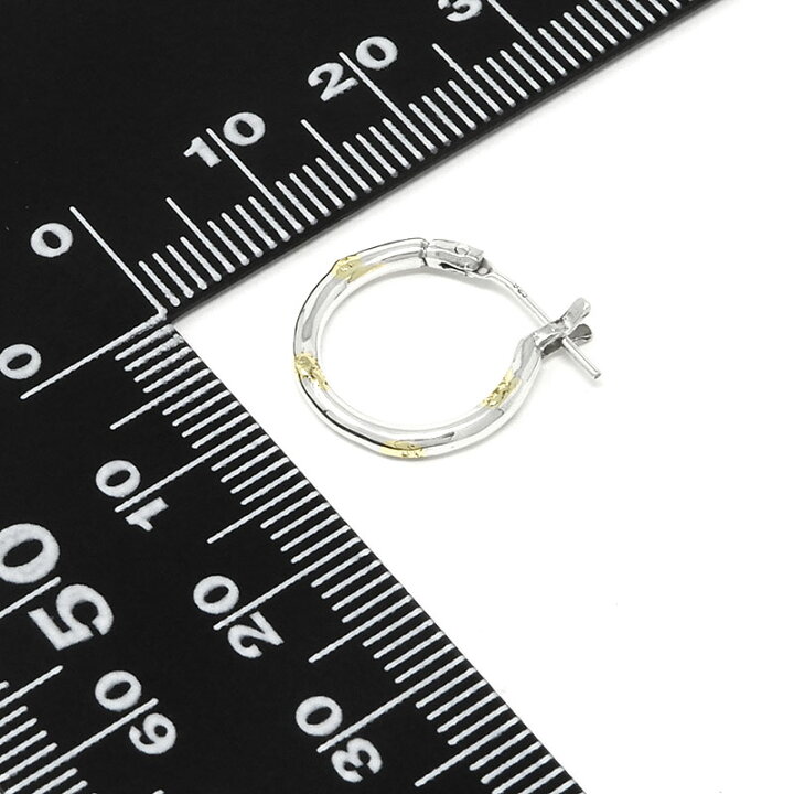 楽天市場】ビビファイ フープ ピアス Mサイズ シルバー925 金鑞 (ろう 