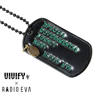 rrt@C NERV Dog Tag (BLACK) RADIO EVA "THE 30" R{ hbO^OlbNX XeX × ^J VIVIFY aIG@ G@QI VRE-C003a