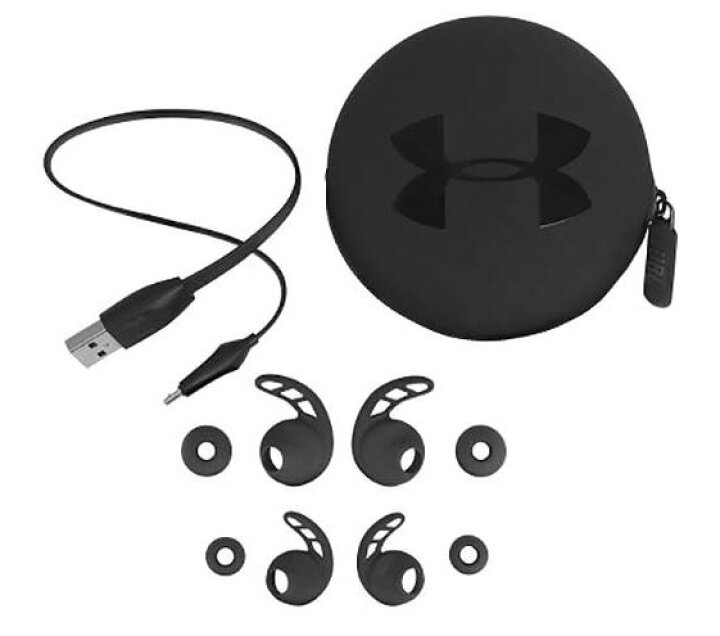 UA SPORT WIRELESS PIVOT Bluetoothイヤホン 耳掛けデザイン/IPX7防水/アンダーアーマー