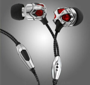 v-moda vibe II �}�C�N�t���w�b�h�t�H�� CHROME/RED