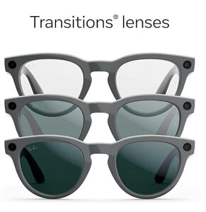 Ray-Ban Meta Headliner, Shiny Asteroid Grey�@Gen 2�@AI�@�T���O���X�@Meta Ray-ban Smart Glasses���C�o�� �X�}�[�g �O���X 2���� �g�����W�V�����Y �G�������h�����Y