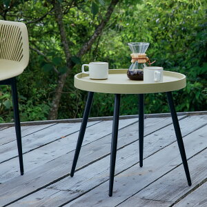 【マラソン限定!5%OFFクーポン】テーブル 丸テーブル ラウンドテーブル ダイニングテーブル 円形テーブル カフェテーブル マルチテーブル 耐水 軽量 持ち運び簡単 コンパクト アウトドア