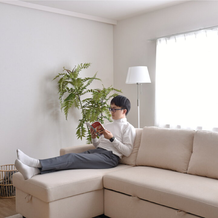 楽天市場】ソファー ソファ ソファベッド 収納付き ソファーベッド l字 