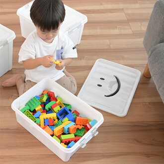 Kodomotokurashi Rakuten Global Market Play On Smile Box Play On Smile Box S Size Storage Toy Plastic Nursery Cute Stacking Accessories Colorful Toys