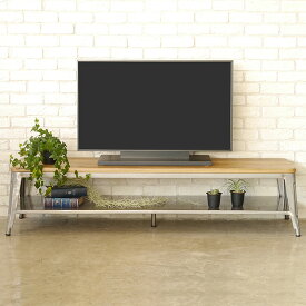 MOSH モッシュ TV BOARD 160 テレビボード160 【ノベルティ対象外】 テレビボード テレビ台 ローボード スチール 無垢材 ビンテージ ヴィンテージ」 シンプル インテリア 家具