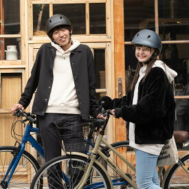 dolphin（ドルフィン）　 自転車用ヘルメット ヘルメット 自転車 中学生 高校生 通学 おしゃれ 無地 シンプル 日本製 SG規格