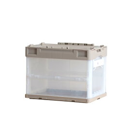 【レビュー特典あり】収納ボックス 折りたたみコンテナ ハーフ 蓋付 扉付 20L 収納ケース 折りたたみ 折りコン 神ボックス 蓋付き 小型 送料無料 おもちゃ 衣装ケース 机上 かわいい プラスチック コンテナボックス オリコン 20L 岐阜プラスチック工業 リス CF21NR