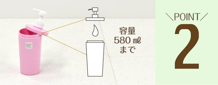 楽天市場 Home Home ディスペンサー 詰め替え 詰め替えボトル シャンプーボトル ソープボトル ソープディスペンサー おしゃれ プラスチック シャンプー 白 ピンク 青 緑 ホワイト グリーン ブルー リス Living雑貨 リスonlineshop