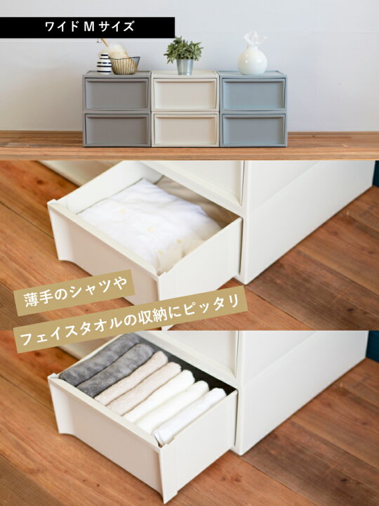 楽天市場】収納ボックス 収納ケース RISUスタックシステムケース 