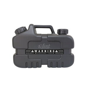 Asnt アズント ASNT KEROSENECAN 5L 2025 灯油専用 ミニサイズ 灯油缶 タンク ポリタンク 石油ストーブ 灯油ストーブ 保管 消防法適合 日本製 限定生産 ブラック アウトドア おしゃれ 無骨 キャンプ