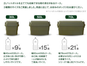 【送料無料】トランクカーゴTC-70グリーン【座れる収納ボックススツール収納BOXおしゃれフタ付き蓋付きコンテナボックスグッズ迷彩アーミーカラー小物ガーデニングアウトドアチェア収納車載リス】