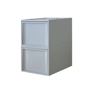 【レビューでプレゼント有】収納ボックス 収納ケース RISUスタックシステムケース ワイド【2段セット】天板 カラーボックス チェスト おしゃれ 送料無料 北欧 引き出し クローゼット プラス