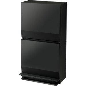 【メーカー公式店】【レビューでプレゼント有り】 SOLOW 通路で使えるペダル分別ストッカー 1段 22.5L 2段 45L ランドリー収納 ゴミ箱 おしゃれ ゴミ箱に見えない ごみ箱 ふた付き 縦型 ストッ