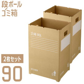 段ボールゴミ箱90 2枚組 ゴミ箱 ごみ箱 ダストボックス 分別 屋外 おしゃれ かわいい 可愛い スリム ダンボール 使い捨て イベント お弁当 遠足 学園祭 文化祭 子供会 模擬店 屋台 レジャー お花見 90L 90リットル 大容量 リス