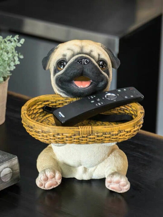 楽天市場】A024730パグ雑貨 パグ 置物 小物入れドッグ 犬 収納ボックス  