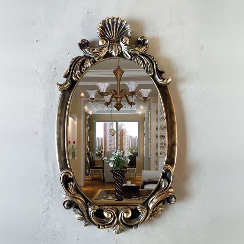 豪華鏡 アンティーク調 壁掛け鏡 壁掛け ．壁掛けミラー ウォールミラー 66x76のサムネイル