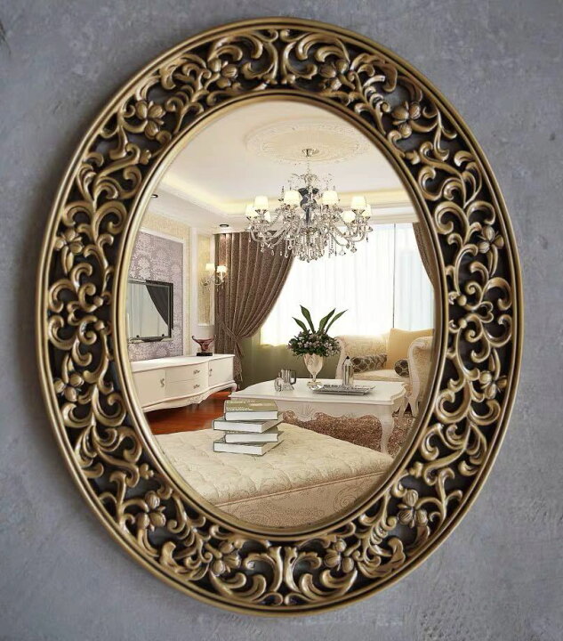 楽天市場】A029662豪華鏡 アンティーク調 壁掛け鏡 壁掛け 壁掛け  