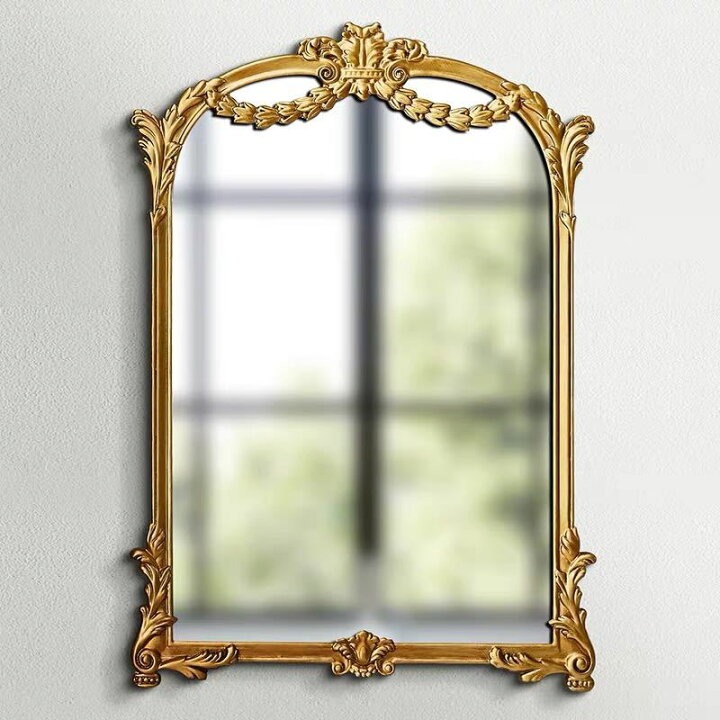 楽天市場】A028303高級豪華鏡 アンティーク調 壁掛け鏡 壁掛け 壁掛け  