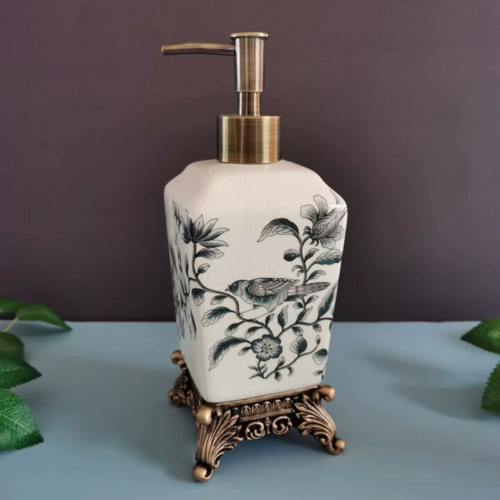 楽天市場】シャンプー ボトル バスルーム シャンプー花柄 