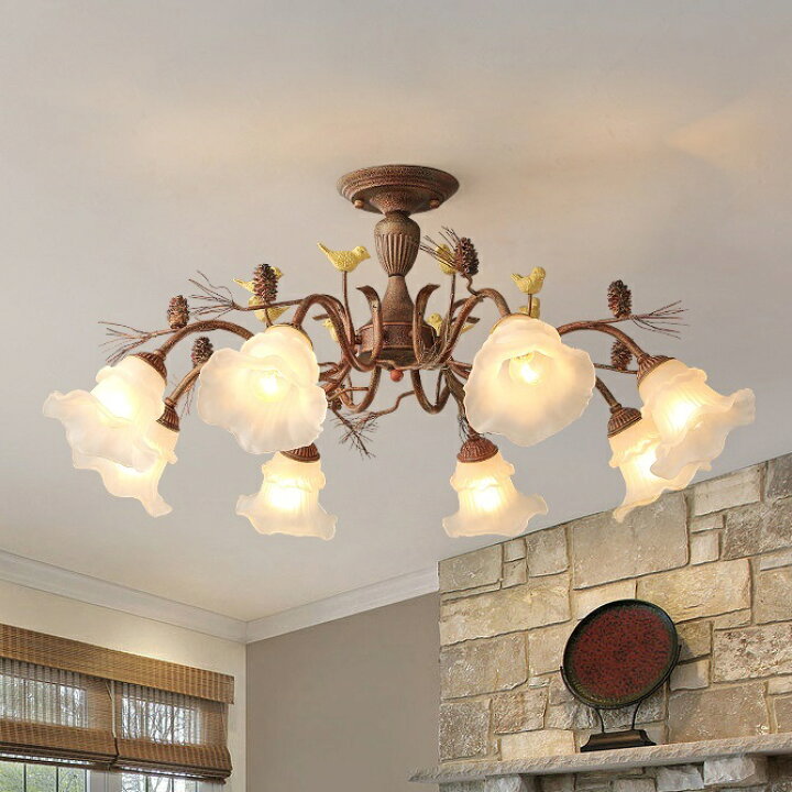 楽天市場】A053104L48-8ガラス.ペンダントライト．洋風照明  