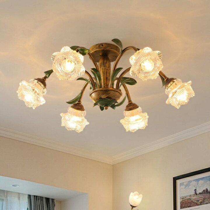 楽天市場】A053110L50-6-2水晶ガラス.ペンダントライト．洋風照明  