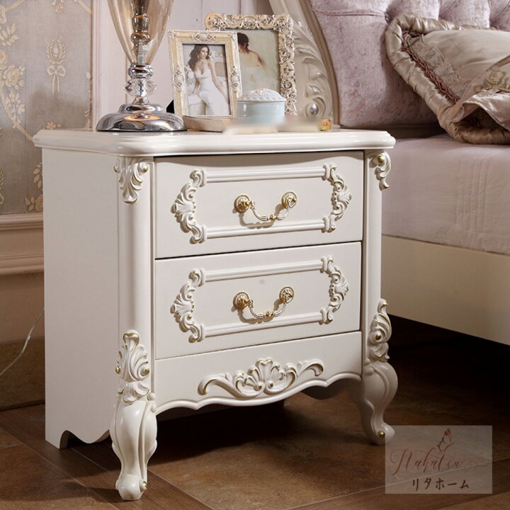 楽天市場】A001746高級ベッドサイド用テーブル サイドテーブル 収納  