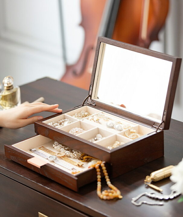 楽天市場】A051818MA5アクセサリー入れ ジュエリー箱 ．大量収納ピアス  