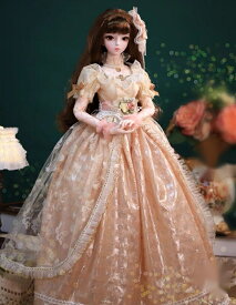 プリンセスドール 60cm 人形本体 メイクアップ ウィッグ 靴 西洋人形 衣装付き 関節人形