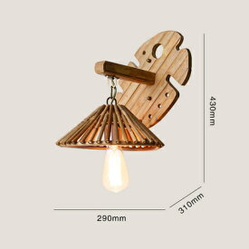 BL86-7竹.木壁掛け照明 壁掛け灯 インテリア照明 壁掛け灯 廊下 寝室 書斎 1灯