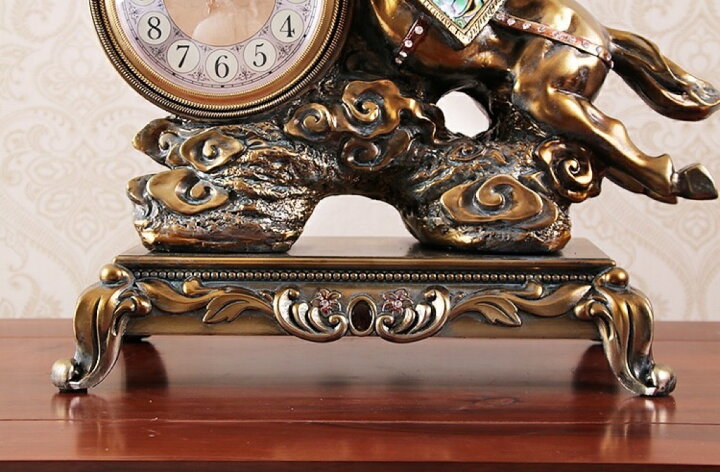 楽天市場】A062688テーブルクロック ．置き時計 クロックアラーム 上品  