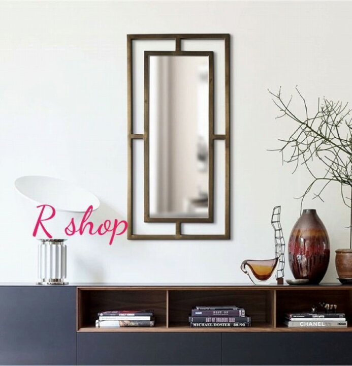 大型ミラー吊鏡 壁掛け鏡 ．壁掛けミラー 豪華ウォールミラ 高級豪華鏡  