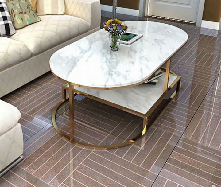 楽天市場】A059196高級人造大理石ローテーブル ．センターテーブル  